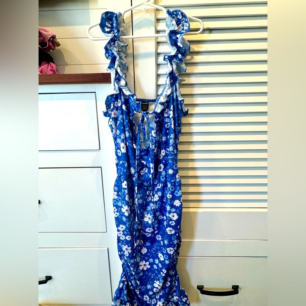 SHEIN Sundress with Ruched Sides - Sz Small